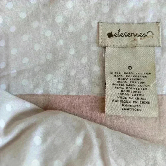 🔥 elevenses Gorgeous Dusty Rose Pleated Skirt A-Line Skirt, Size 8 - Picture 7 of 7